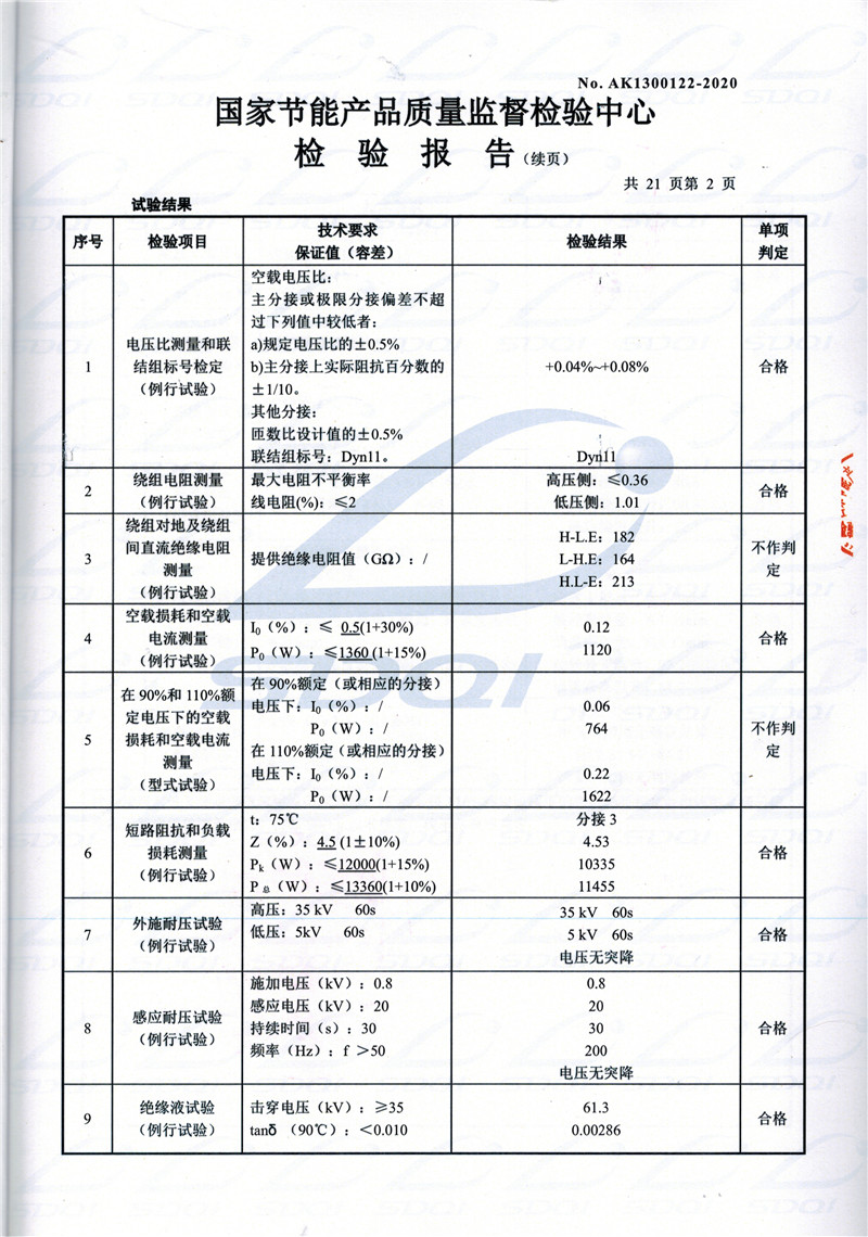高低压试验报告-S11-1250黄南黄南黄南油浸式变压器-2.jpg